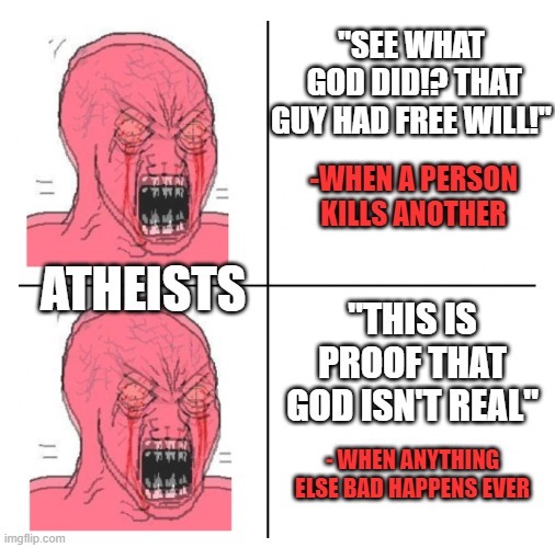 atheism is a mental disorder - meme
