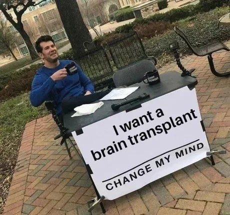 But to me it felt lika a body transplant - meme