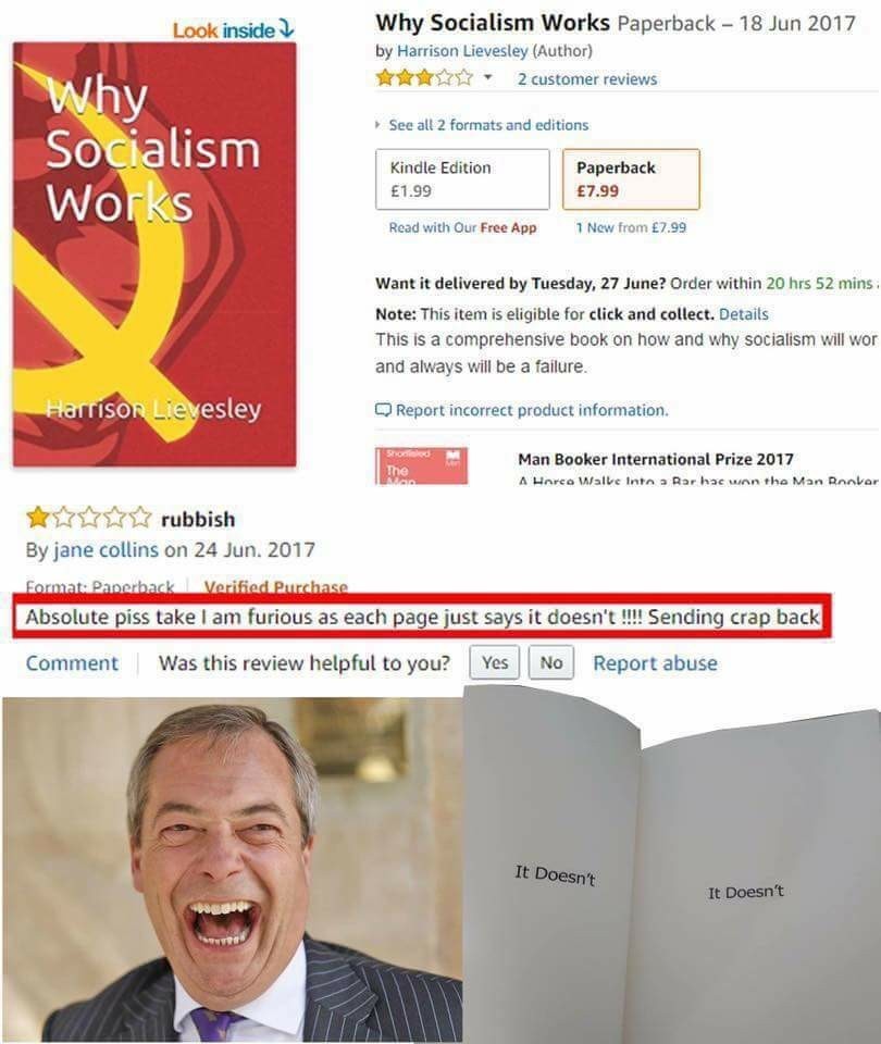 Socialism has never worked - meme