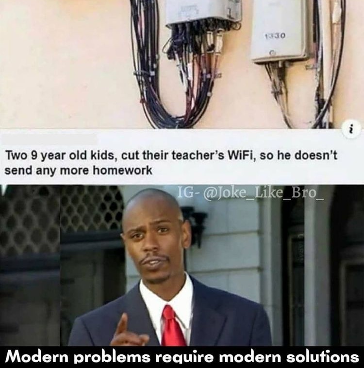 modern solution - meme
