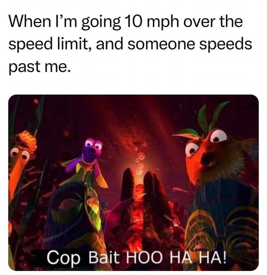 Cop bait - meme