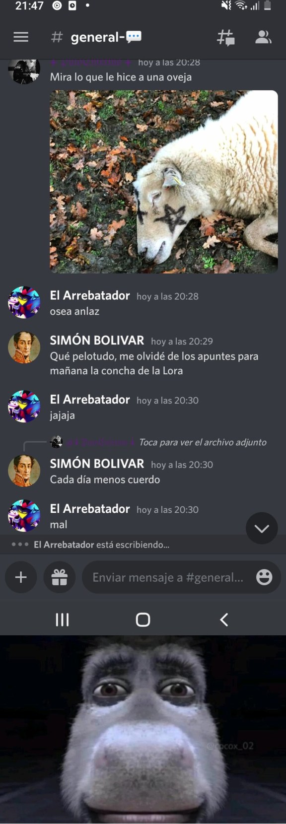 Así es, Simón bolivar es amigo de un usuario de cacadroid con nombre traducido y  un satánico - meme