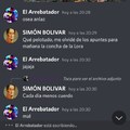Así es, Simón bolivar es amigo de un usuario de cacadroid con nombre traducido y  un satánico