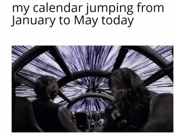 When the calendar leaps: - meme