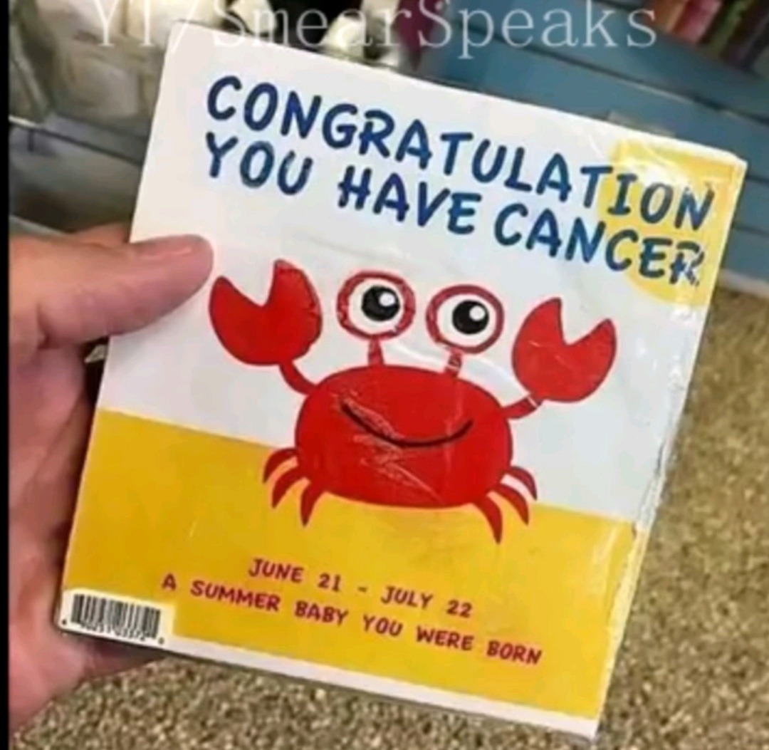 Felicidades tienes cancer - meme