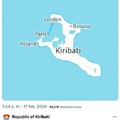 Kiribati se ardió