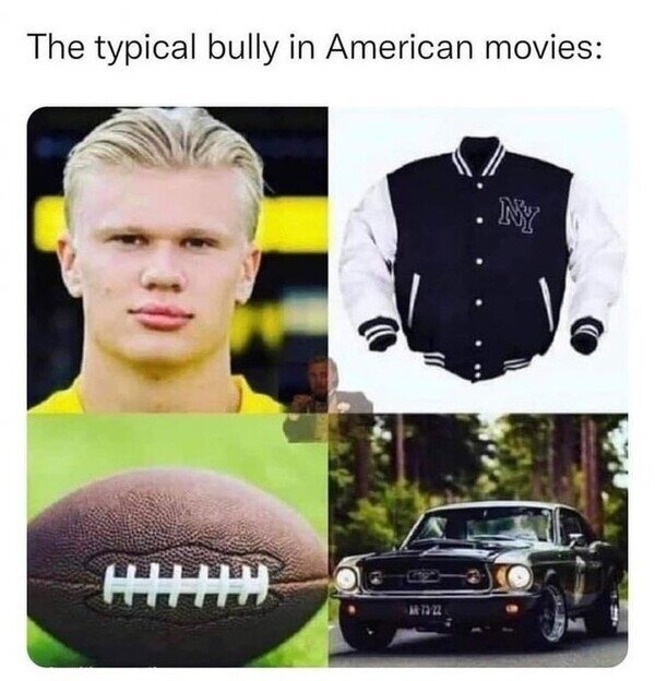 Bully de películas americanas (el coche está guapísimo) - meme