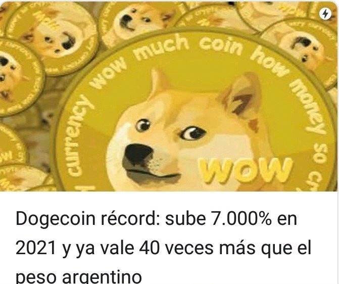 EL DOGECOIN DEL AÑO peso argentino el que rechaze esto - meme