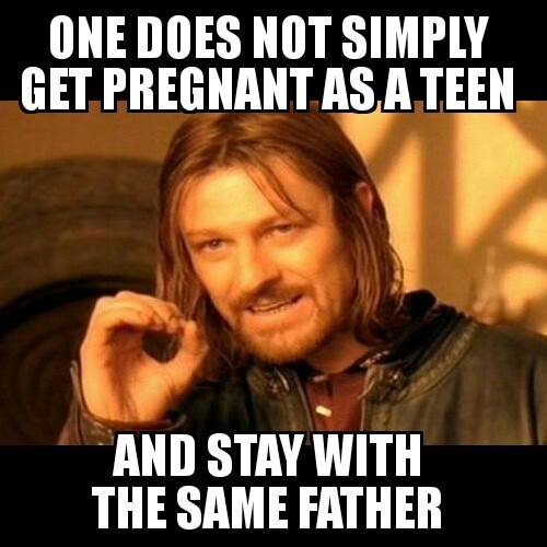 I got pregnant at birth - meme