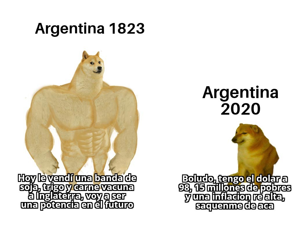 Que gran pais es Argentina - meme