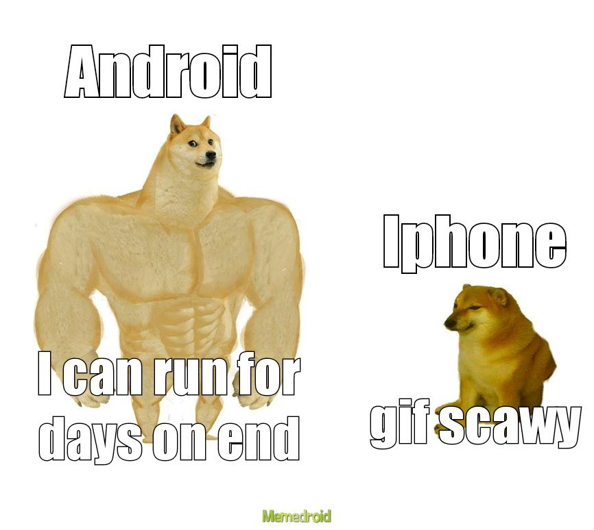 Android is superior - meme