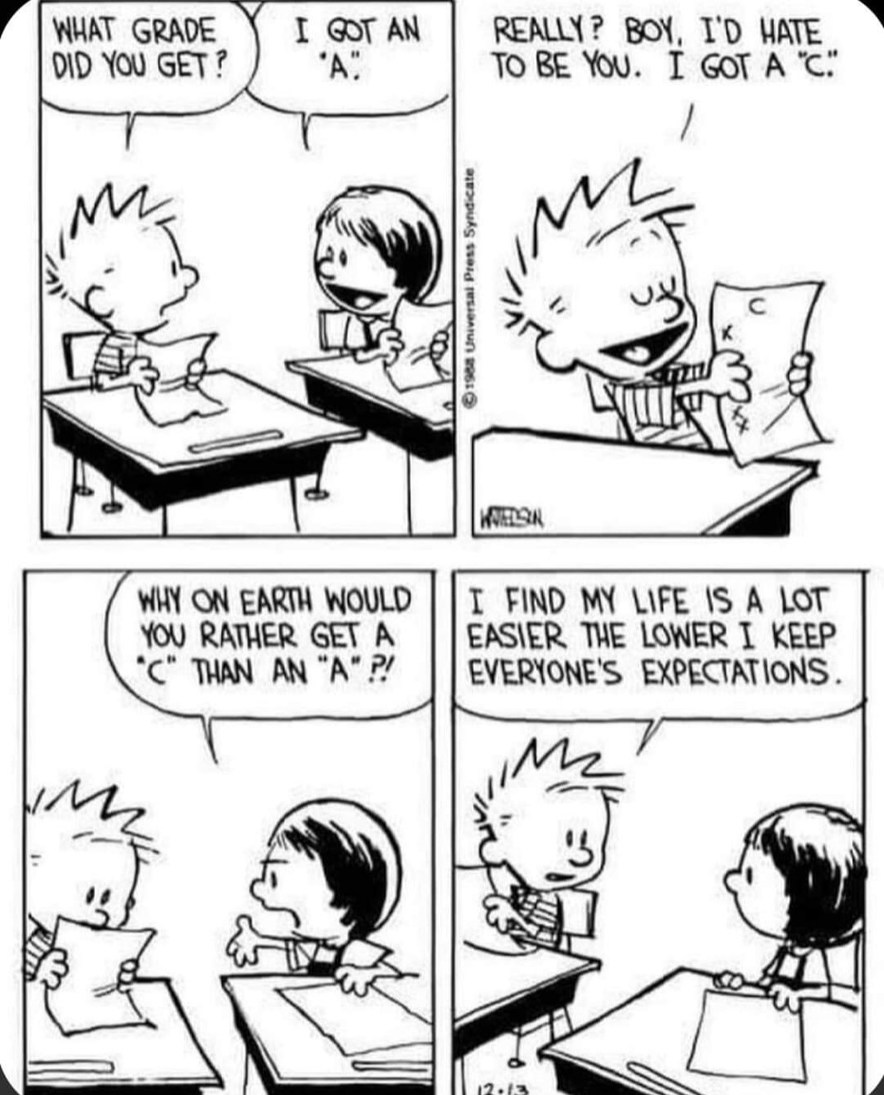 Calvin knows a thing or two - meme