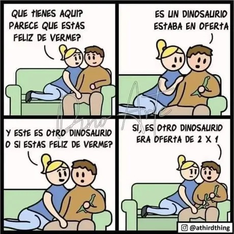 Dinosaurios siempre levantan el animo - meme