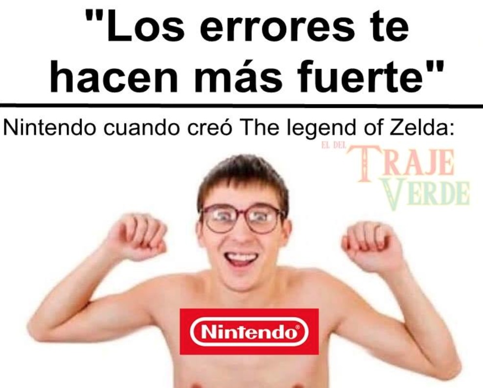 nintendo esta debil pero porque nunca a cometido errores :gigachad: - meme