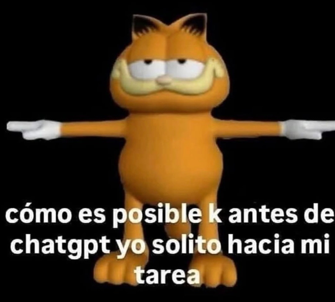 Cómo hacía mi tarea antes de ChatGPT? pura magia negra - meme