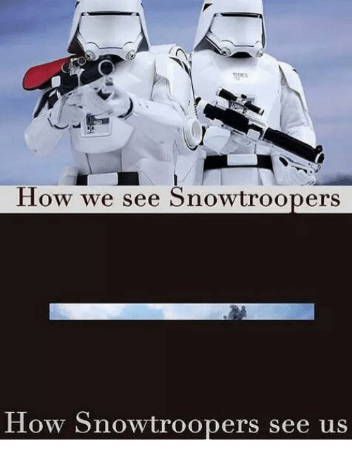 Cold environnement stormtrooper - meme