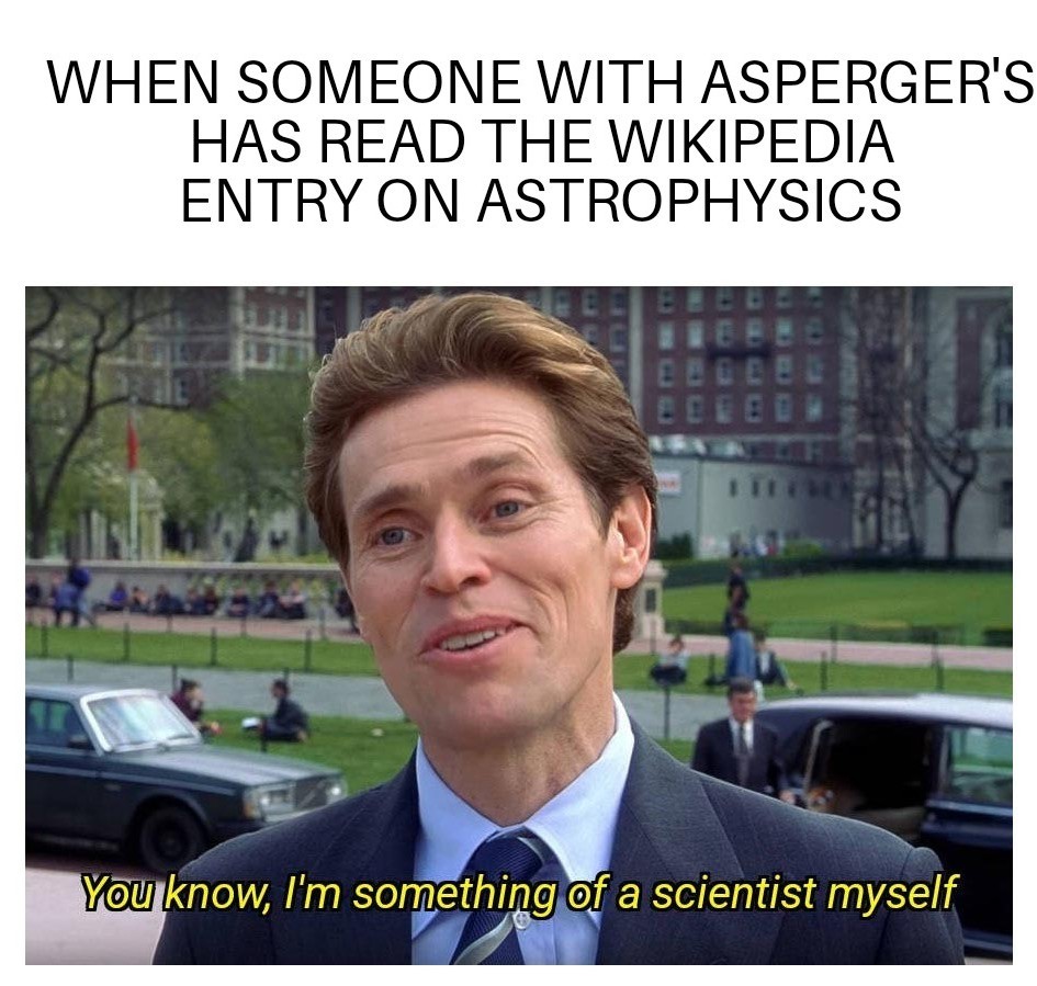 Asperger scientist - meme