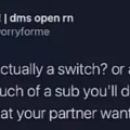 Sub Dom Switch