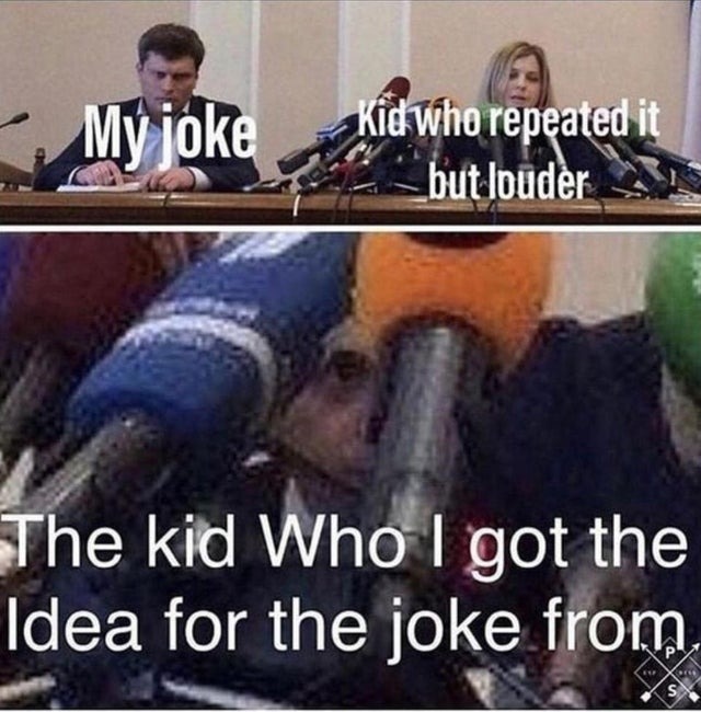 The kid who i got the idea for the joke from - meme