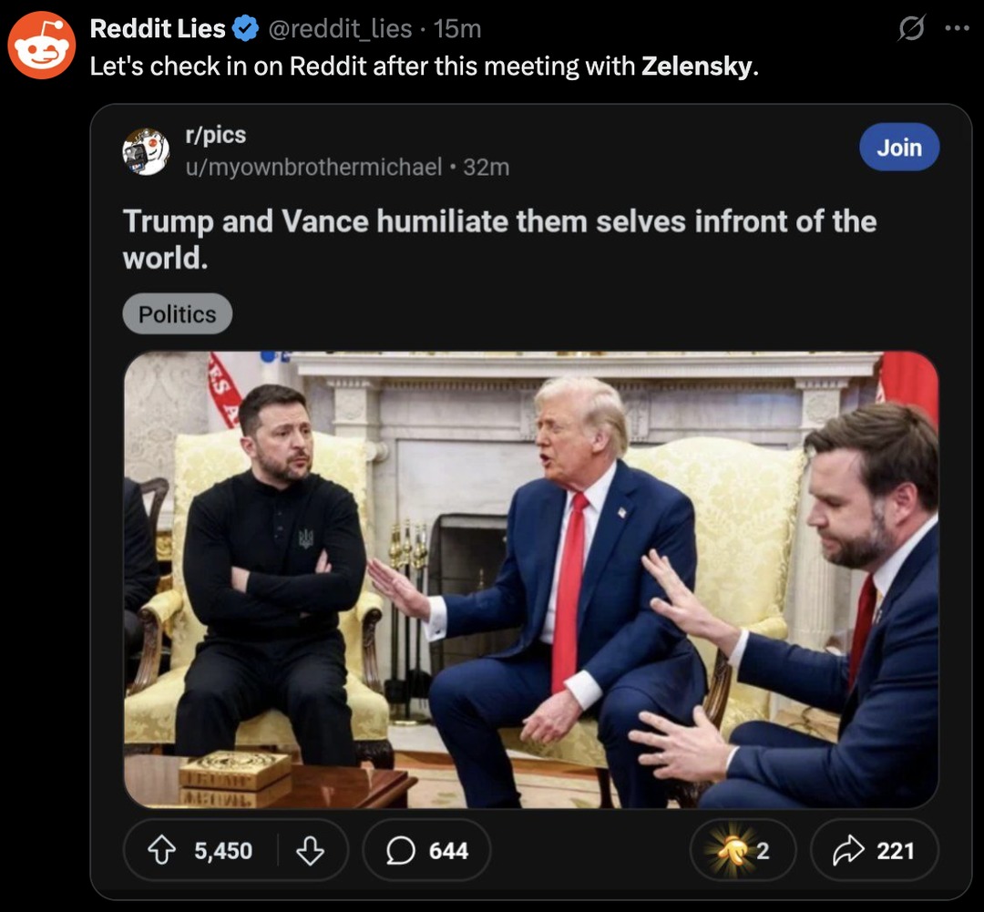 Reddit being Reddit - meme