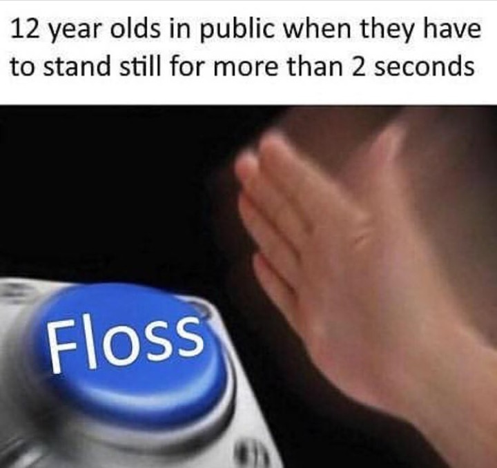 Floss - meme