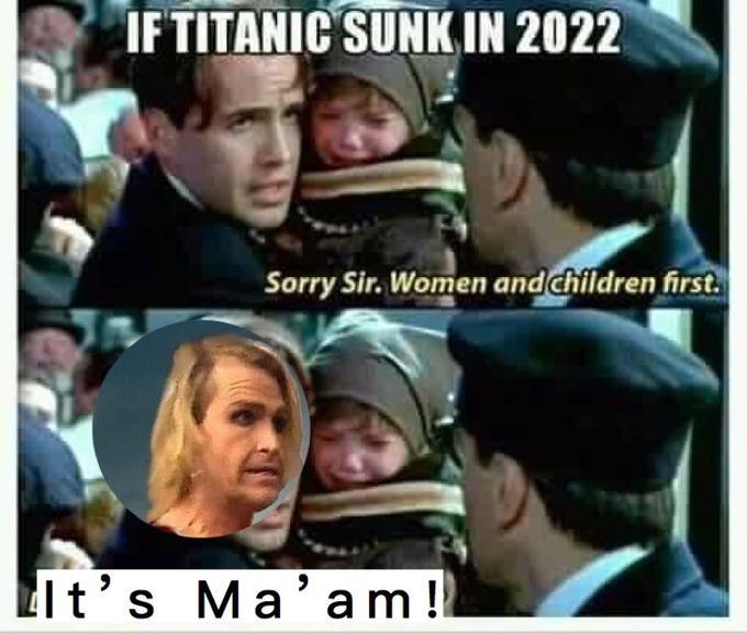 It's ma'am! - meme