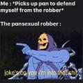 Pansexual robber