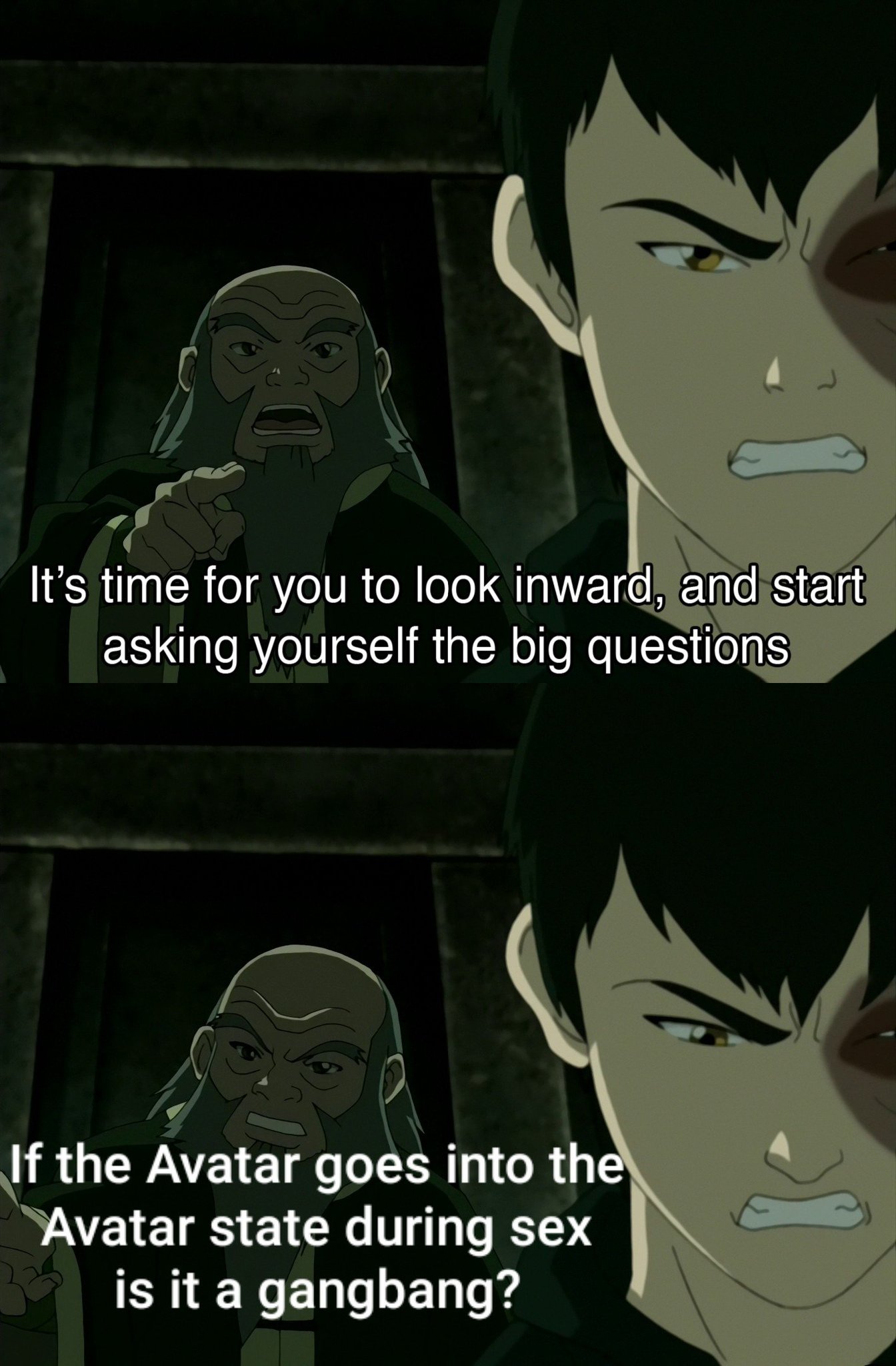 Iroh was always wiser than the avatars themselves - meme