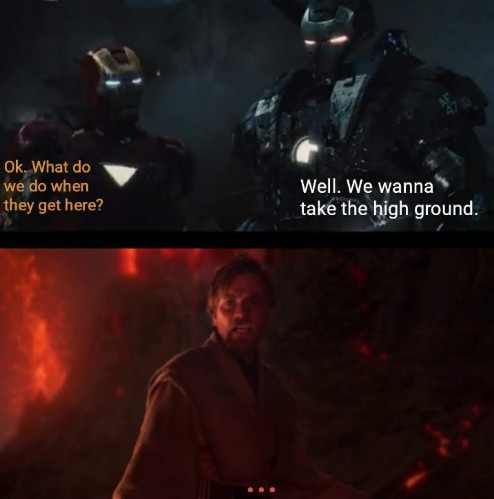 It's over, Anakin - meme