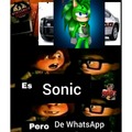 Es Sonic de WhatsApp