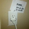 Outlet giving an outlet