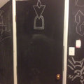 My friend has a chalkboard door and Skyrim