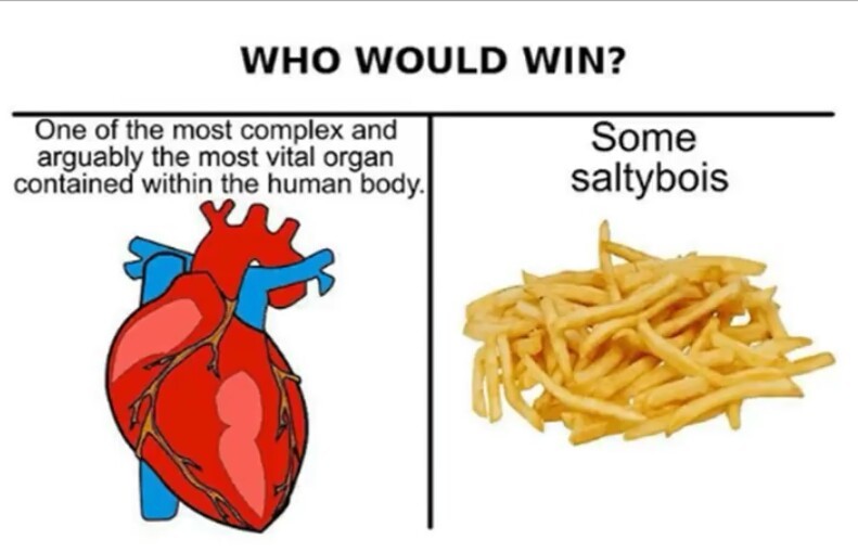 Salty bois - meme
