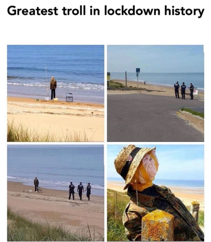 OI DO YOU HAVE A LOICENSE FOR STANDING AT THE SEASHORE - meme