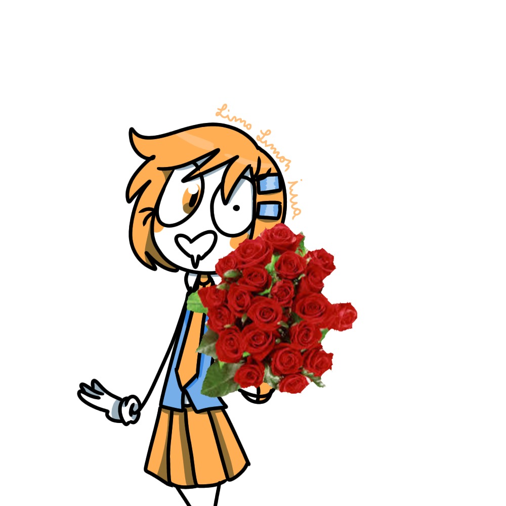 Toma,te doy flores,Pero como son una imagen no las puedes agarrar físicamente Pero igual,te doy flores(ya se que es una página de memes Pero si quieren rechazenlo o denle negativos)