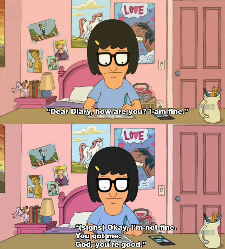 Tina is my spirit animal - meme
