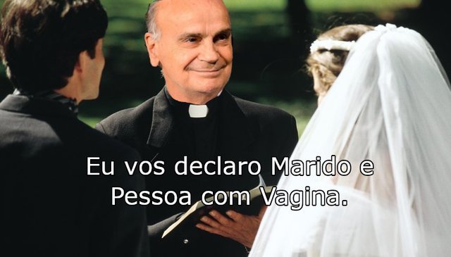 O certo seria pedaço de bosta com vagina - meme