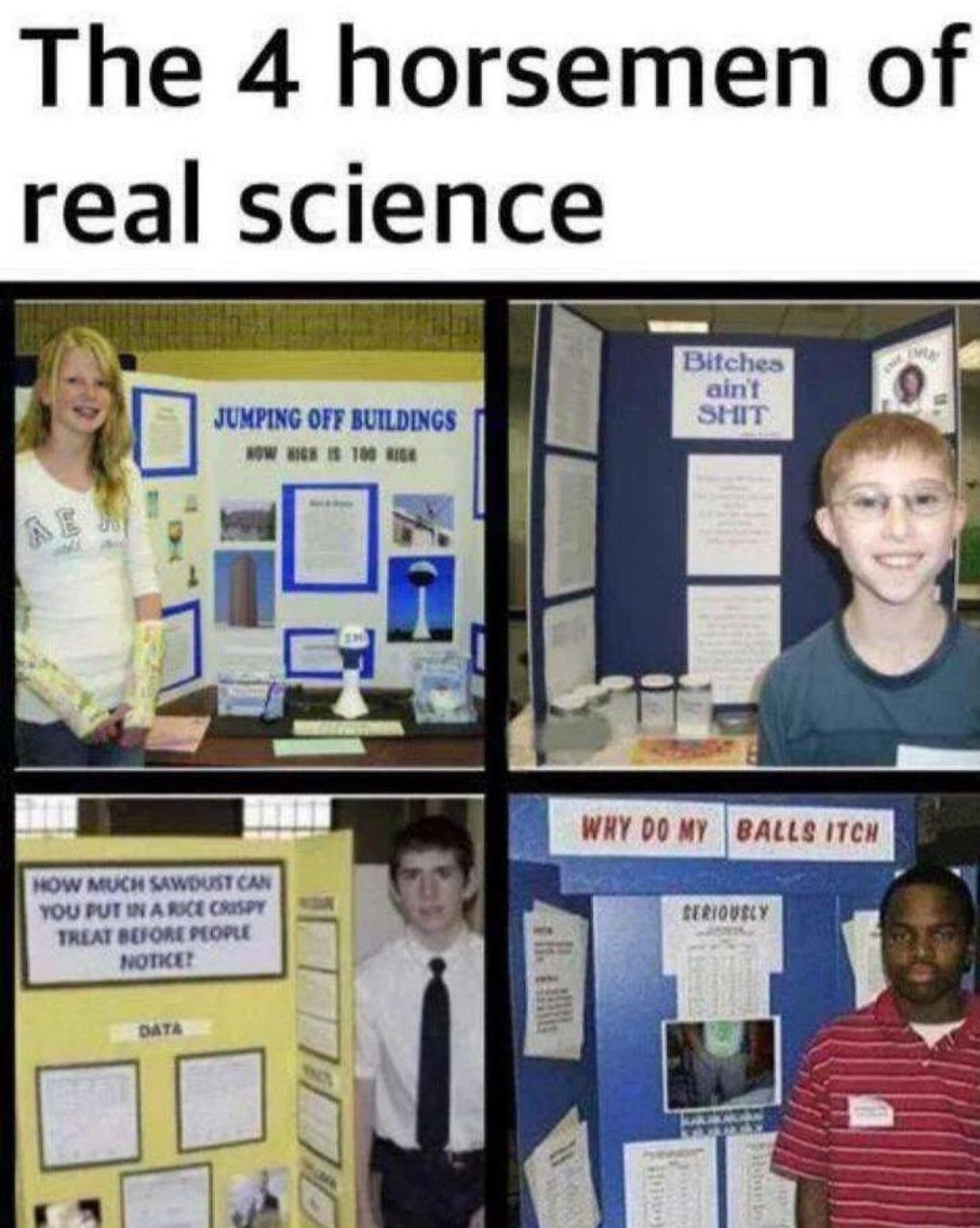 Real scientists - meme