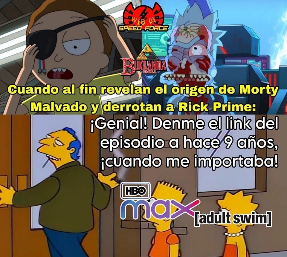 Rick y Morty lore - meme