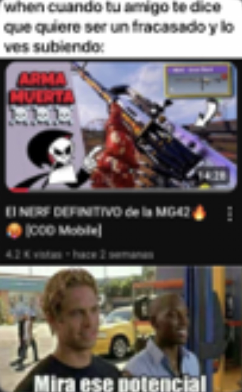 la calidad gráfica se fue de sabático cariño - meme