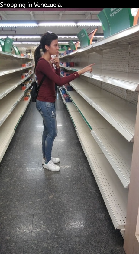 Supermercados venezolanos - meme