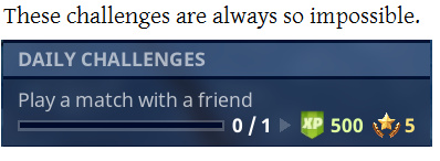 The hardest challenge to complete. =( - meme