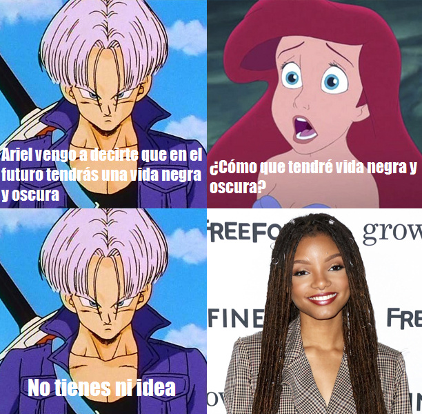 El futuro negro de Ariel - meme