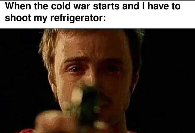 Adios refrigerador - meme