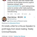 CHINA PAPER TIGER GOES SCORCHED EARTH ON PELOSI LMFAOO!!! THEY AINT WRONG!