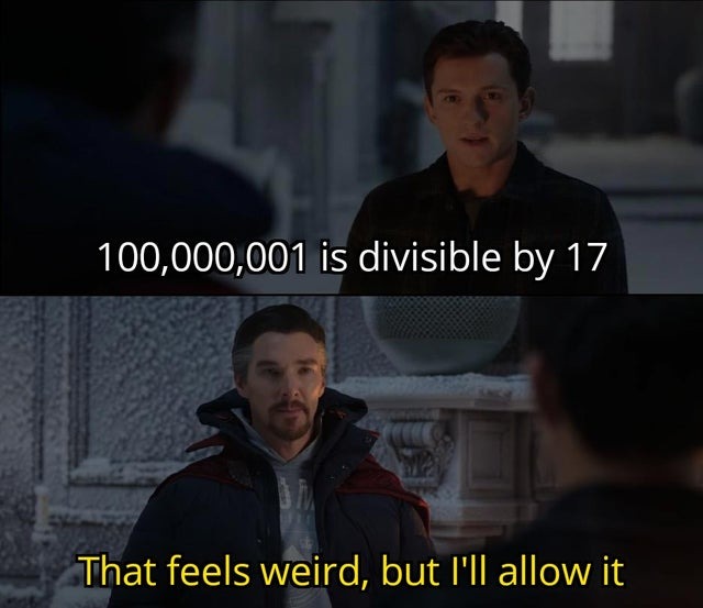 it is in fact, divisible - meme