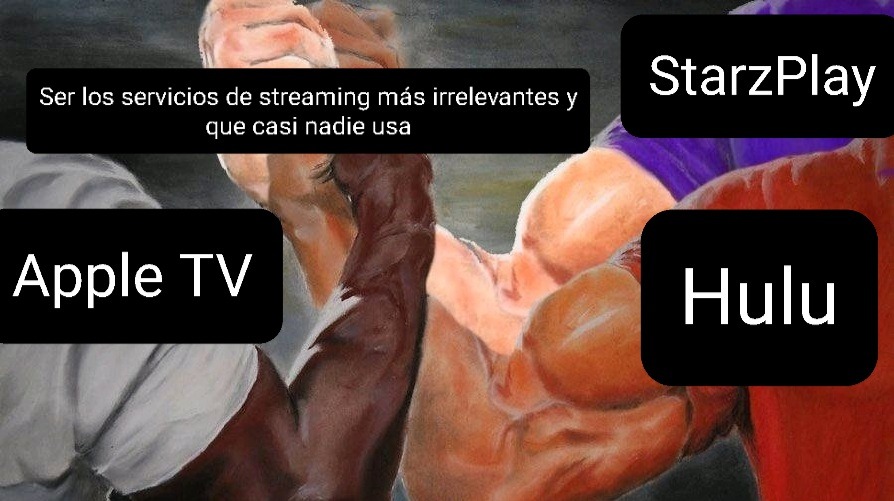 Servicios de streaming - meme