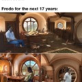 Frodo waited 17 years