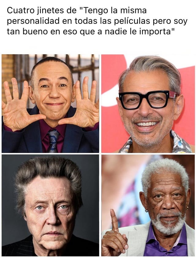 Más actores que hacen de si mismos siempre pero que todos aprecian - meme