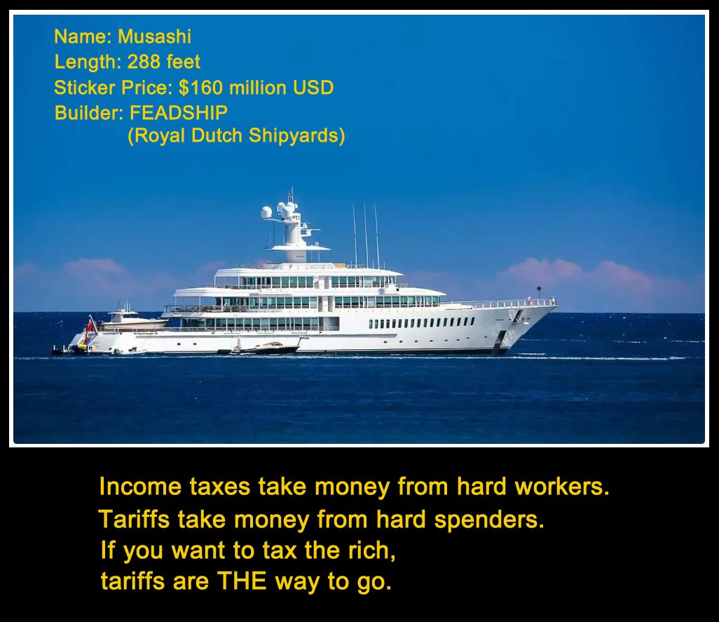 Tariff the rich! - meme